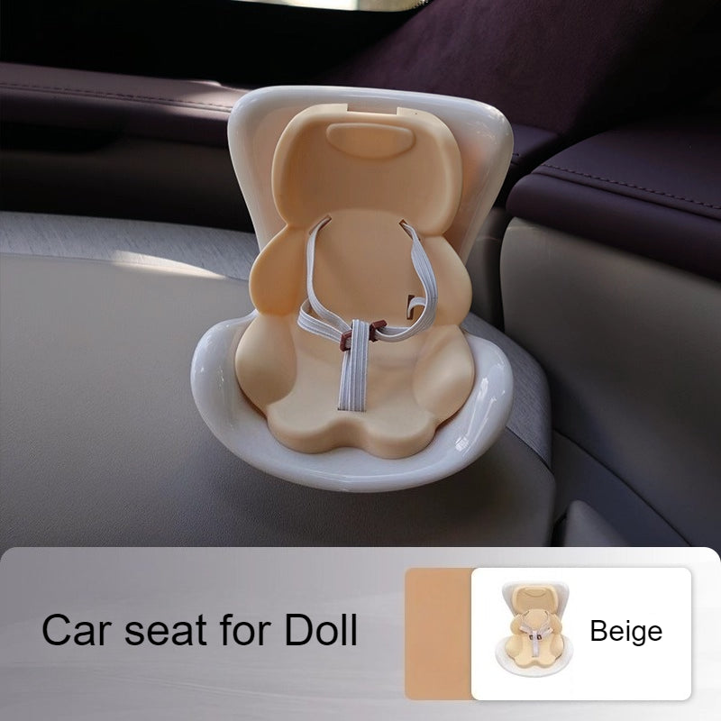 Labubu Car Safety Seat & Air Vent Clip Accessories – Vehicle Doll Decor & Holder