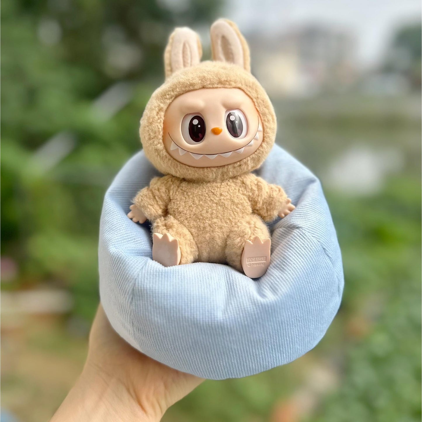 Doll Sleeping Bed Lazy Sofa for Labubu Plush Dolls Home Recliner Car Ornament