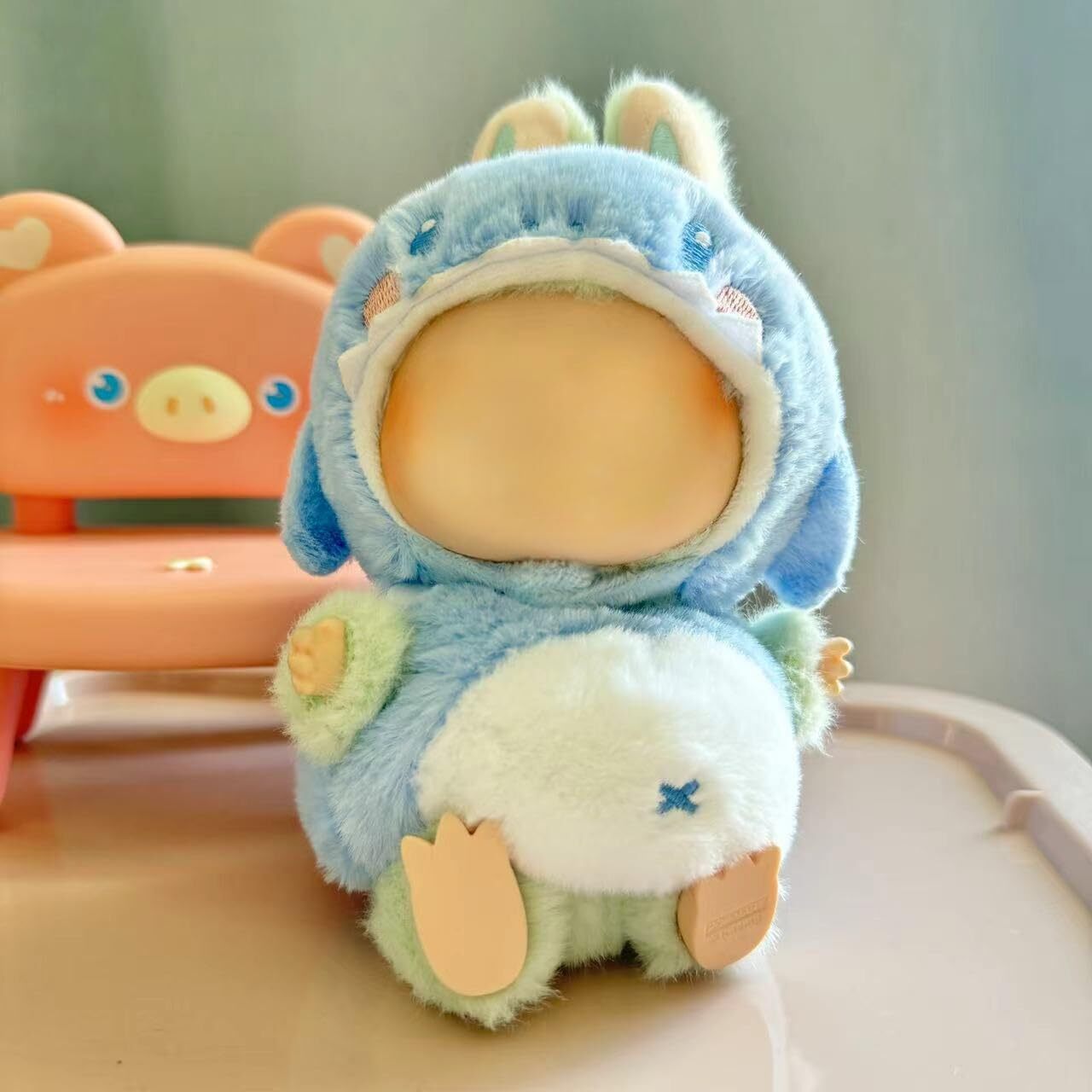 Clothes for 17cm Dolls Cute Dinosaur Costume - Premium Collector's Outfit Set