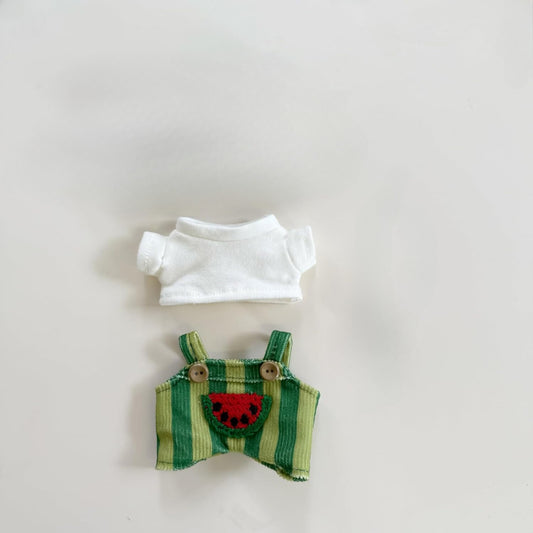Clothes for Labubu Summer Watermelon Outfit Handmade Cute for Labubu Clothes Set