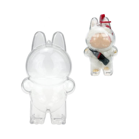 Protective Case for Doll Clear PVC Storage Box, Collector Display - Standing