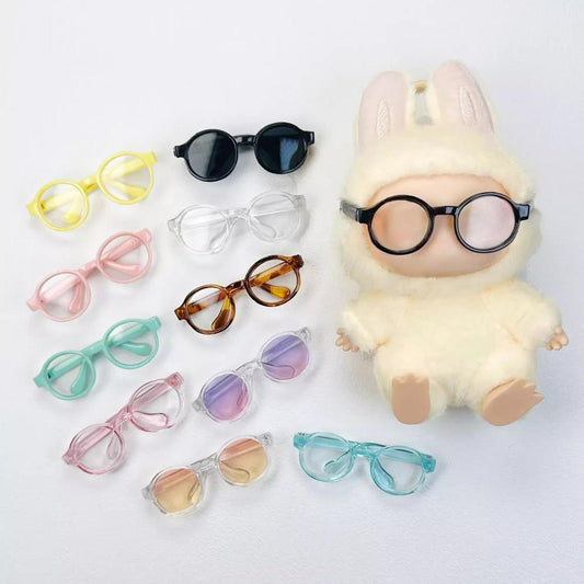 Fits LABUBU 1, 2, 3 Clothes Colorful Sunglasses Macaron Style Sunglasses ONLY