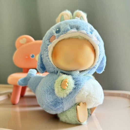 Clothes for 17cm Dolls Cute Dinosaur Costume - Premium Collector's Outfit Set