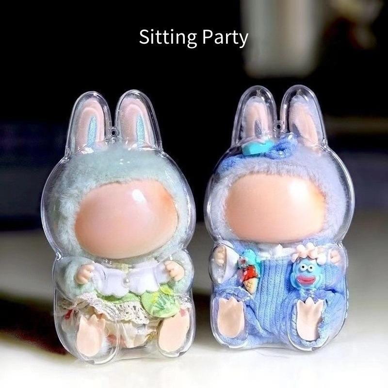 Protective Case for LABUBU, High Clear Acrylic Case Cover for Labubu Doll