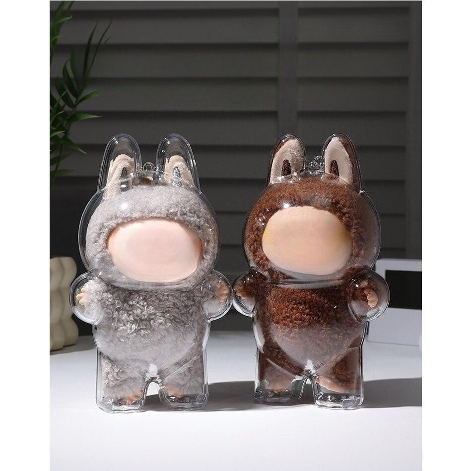 Protective Case for LABUBU, High Clear Acrylic Case Cover for Labubu Doll