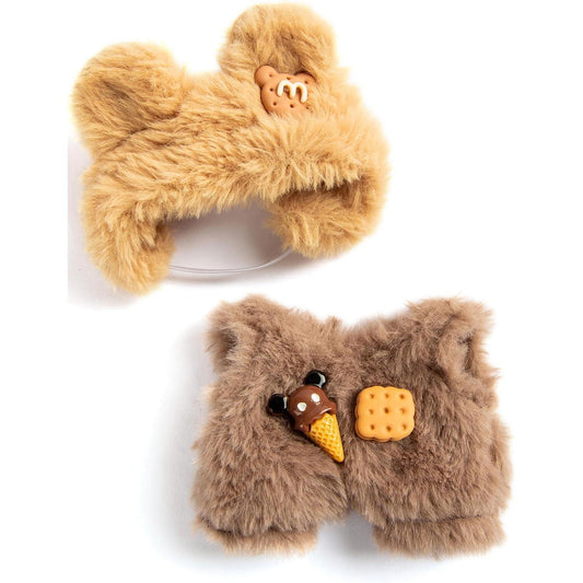 LABUBU CLOTHES - Outfits for LABUBU - Accessories for 17cm Dolls Clothes - Cute Sandwich Cookie Bear Costume, No Doll Included