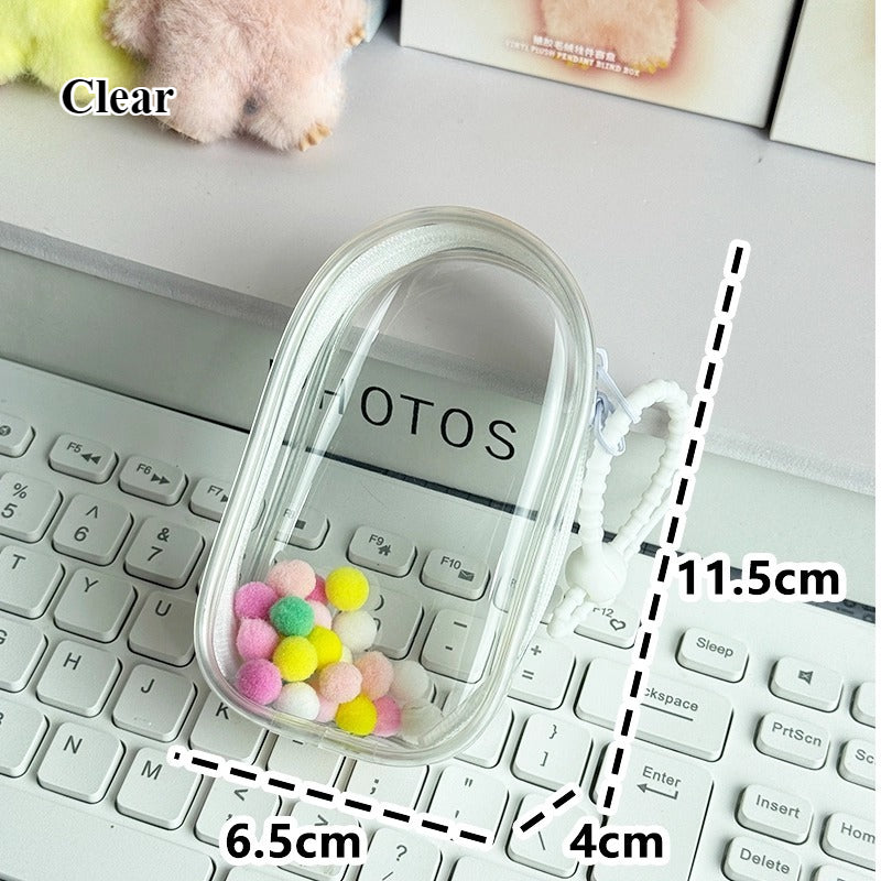 Labubu 4.0 Heart Code Thick Case - Enhanced Carrier for Plush & Vinyl Keychain