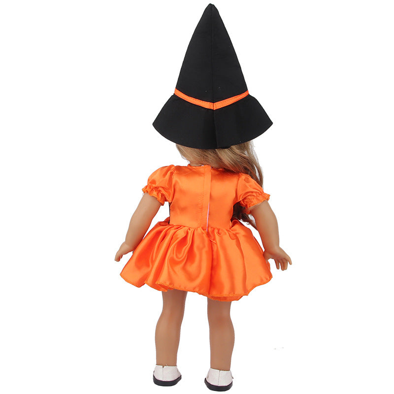 American Girl Doll Halloween Costume - 18 Inch Outfit Set for 18" Dolls (Like AG) | Spooky Holiday Dress + Accessories