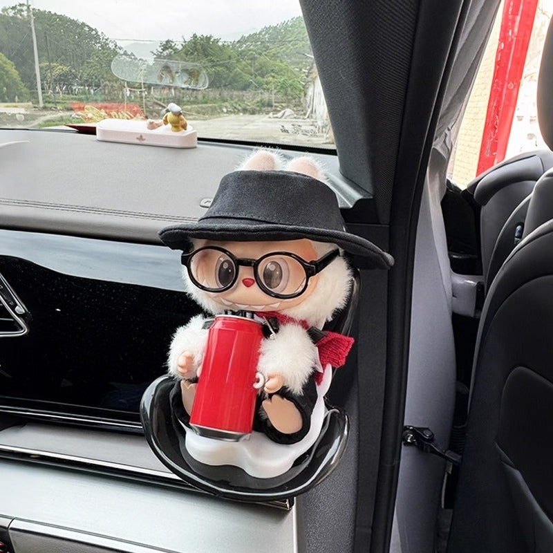 Labubu Car Ornament | Air Vent Clip, Dashboard & Safety Seat Decor – Essential In-Car Accessories