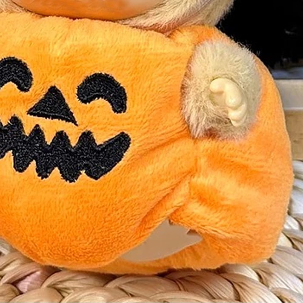 2025 Halloween Clothes for Labubu, Cute Outfit for 17cm Labubu Clothes, Premium Halloween Costume for Dolls Outfit Halloween Doll Clothes Pumpkin Outfit Accessories for Labubu Gift or Display (#A)