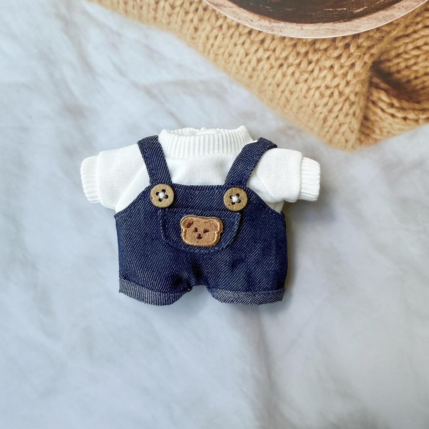 17cm Doll Shoes (No Doll), Mini Shoes Replacement, Cute Kawaii Fashion Shoes for 6.7inch Doll Suit, Shoes & Clothes Accessories for 1st/2nd/3rd Gen Doll Play & Display White