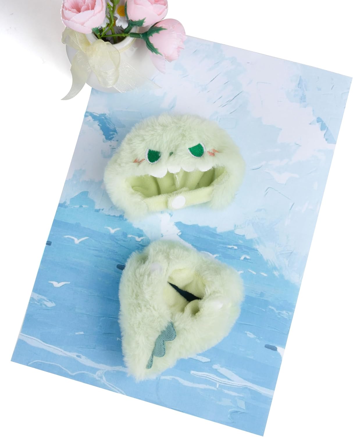 17cm Doll Clothes - Plush Clothes for Doll Outfit - Accessories for 17cm Dolls Clothes -Cute Sandwich Cookie Bear Costume, No Doll Included