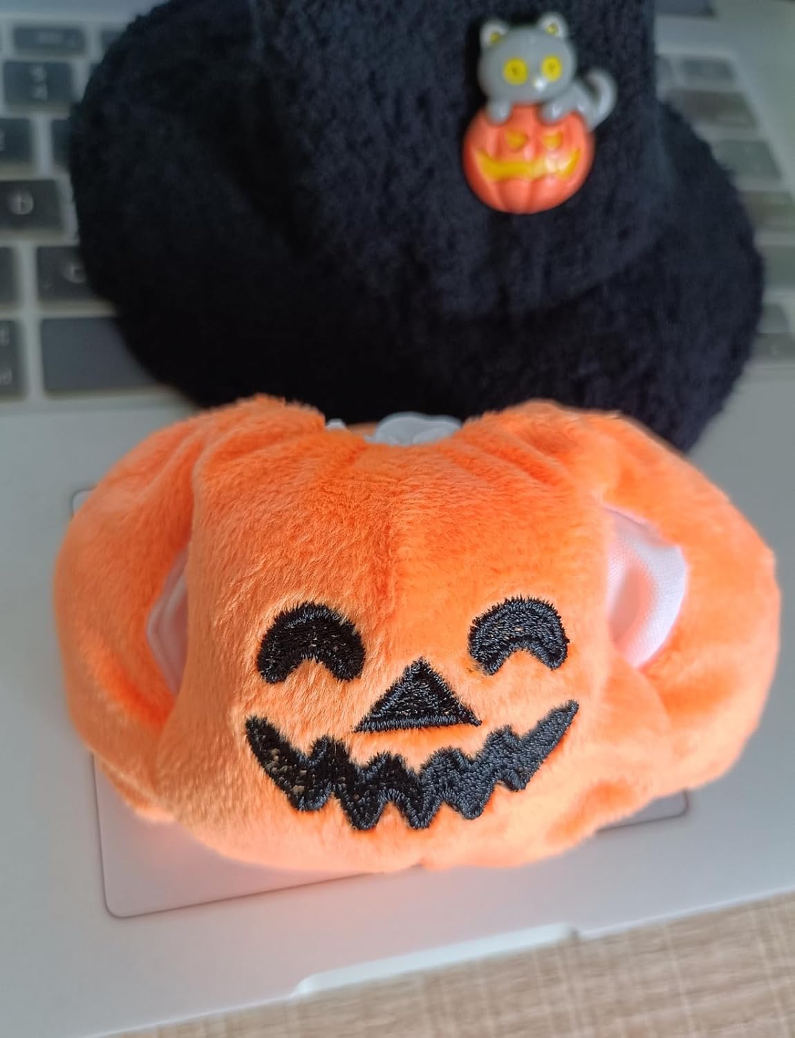 Doll Outfit Clothes Set for 17cm Dolls, Premium Fashion Halloween Pumpkin Witch Hat for Dolls Accessories (NO Doll) (Halloween Pumpkin)