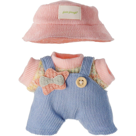 LABUBU Clothes, Skirt Set for Dolls, 2 Piece Set Hat Skirt Outfit Premium Fashion Cute Dress for 17cm Plush Dolls Accessories (NO Doll) (Green)