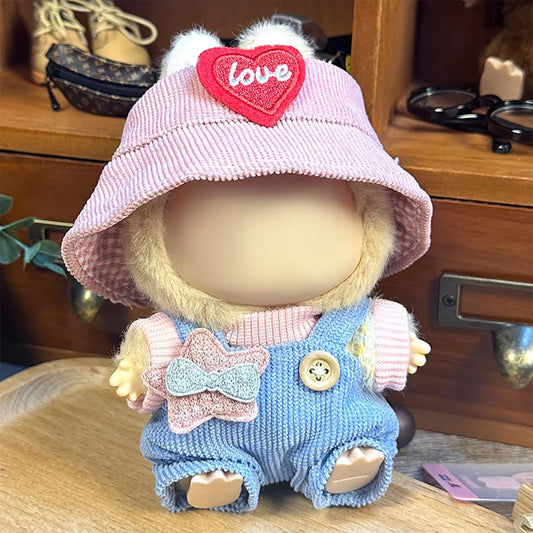 Clothes Fit for LABUBU Doll, Fashion Doll Clothes Outfit Set Cute Theme Designer Toys Dress Accessories for Collector Fans Display (Star)