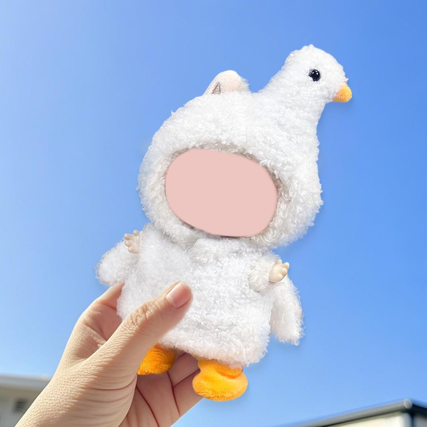 Cute Animal Clothes for LABUBU, Unique and Diverse Outfits for Labubu, No Doll Included (SWAN)