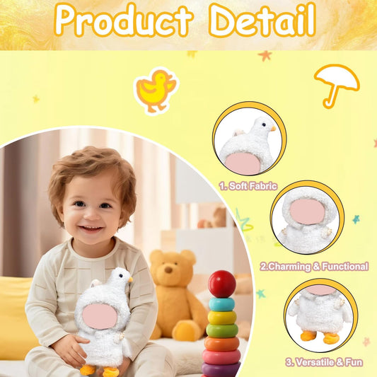 Cute Animal Clothes for LABUBU, Unique and Diverse Outfits for Labubu, No Doll Included (SWAN)