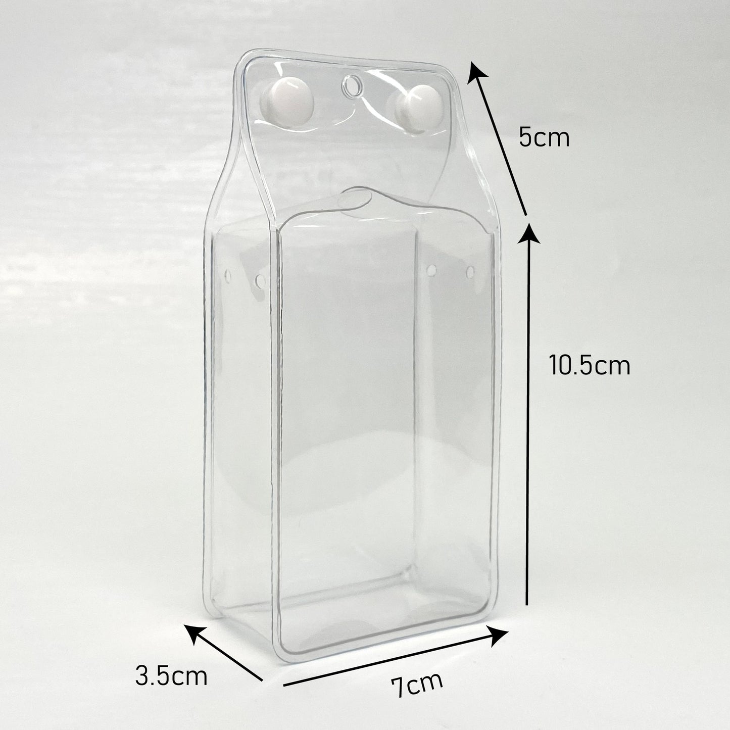 10.5cm Labubu 4th Gen Heart Code Mini Doll Carrier | Milk Carton Style Storage Bag & Protective Cover for 10cm Vinyl Charms
