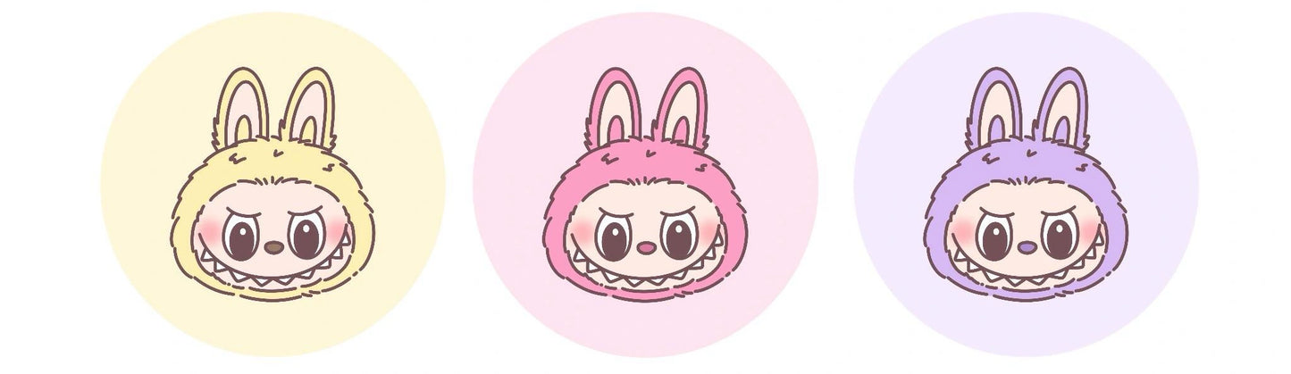 **Labubu x G-Dragon Replica Outfit | 17cm Vinyl Doll Clothes for Gen 1-3 (Including Sitting Style) - Front High-Energy Theme (Doll Not Included)**