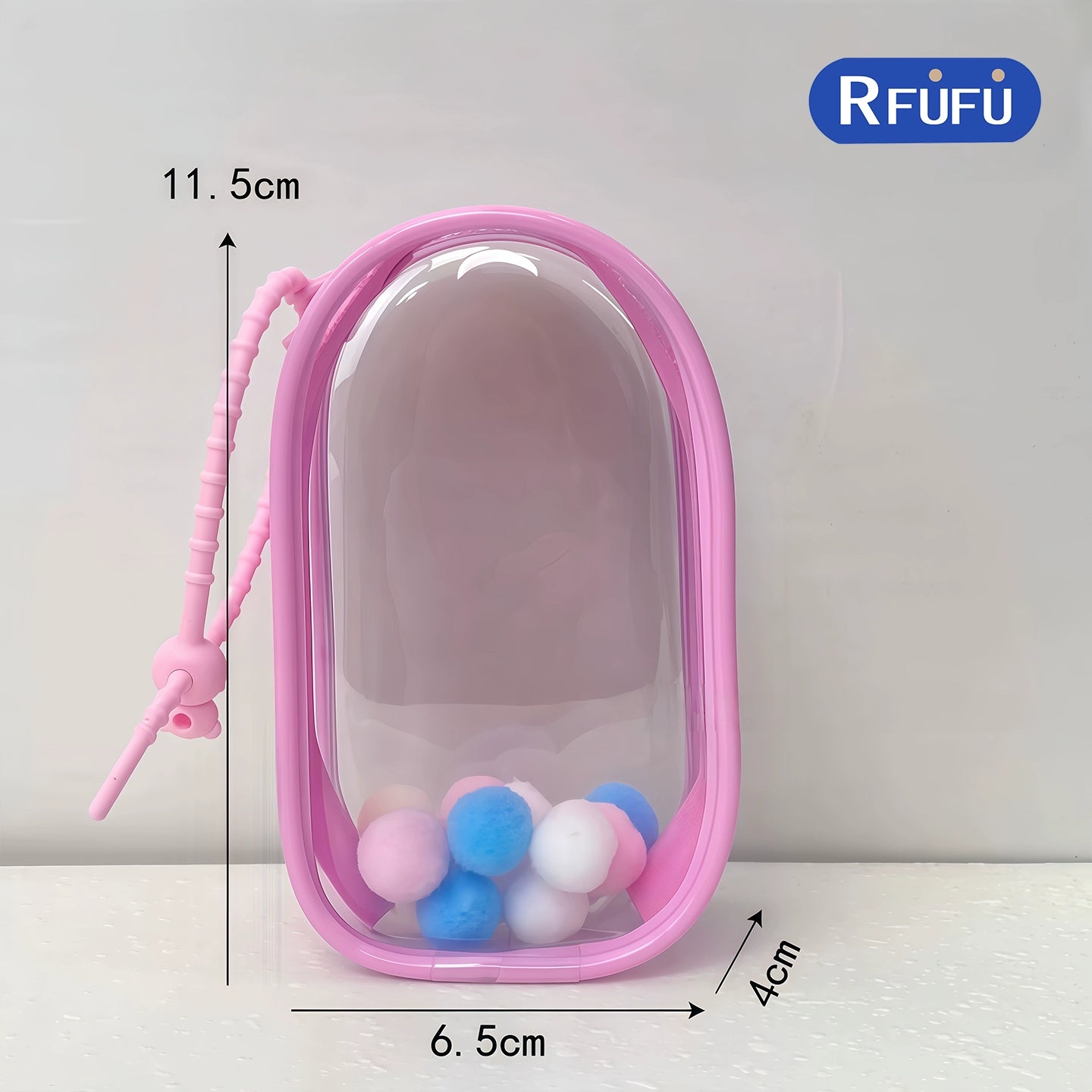 POP MART Labubu 4.0 Pin For Love Crystal-Clear Protective Display Case