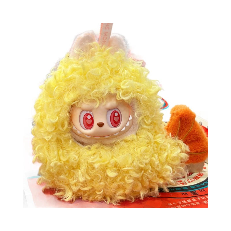 Pop Mart LABUBU 'Tempura Shrimp' Outfit Set - Complete Costume for 1st/2nd/3rd Gen Sit Series Vinyl Figures, 17cm Cute Food-Themed Doll Clothes