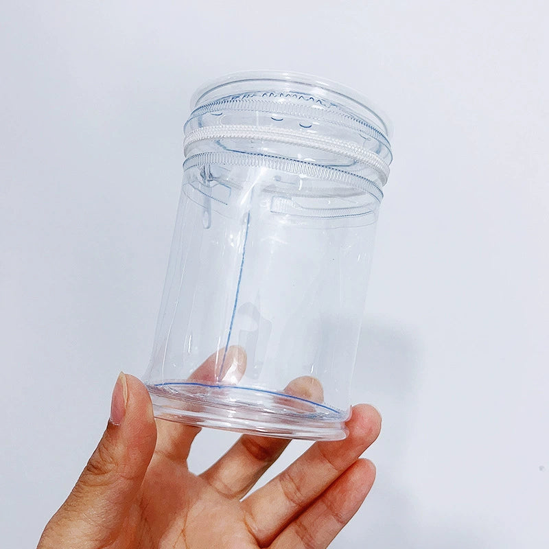 Blind Box Carrier Case - Clear PVC Holder & Keychain for Pop Mart Figures On-the-Go