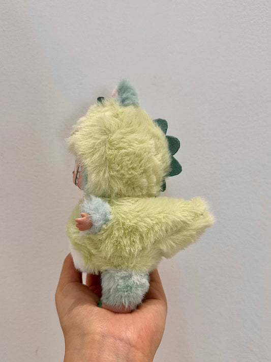 Labubu Generation 3.0 'Big into Energy' Series Green 3D Dinosaur Outfit - Complete Costume for Vinyl Figures, Compatible with 1st/2nd/3rd Gen Dolls