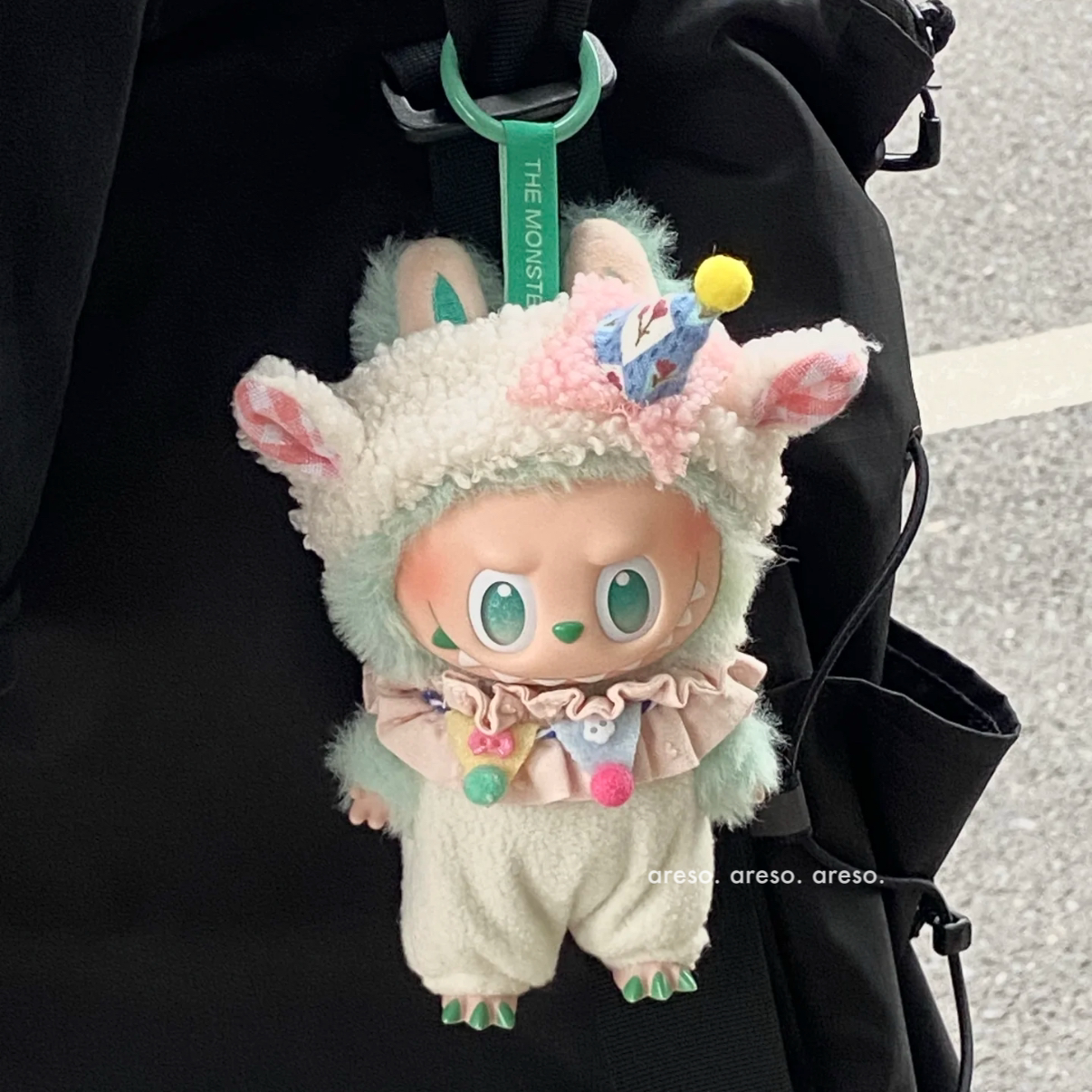 POP MART Labubu Doll Clothes - Birthday Sheep Outfit for Sit-Sit Party Gen 1/2/3 Vinyl Figures 17cm (No Doll Included) | Keychain-Compatible