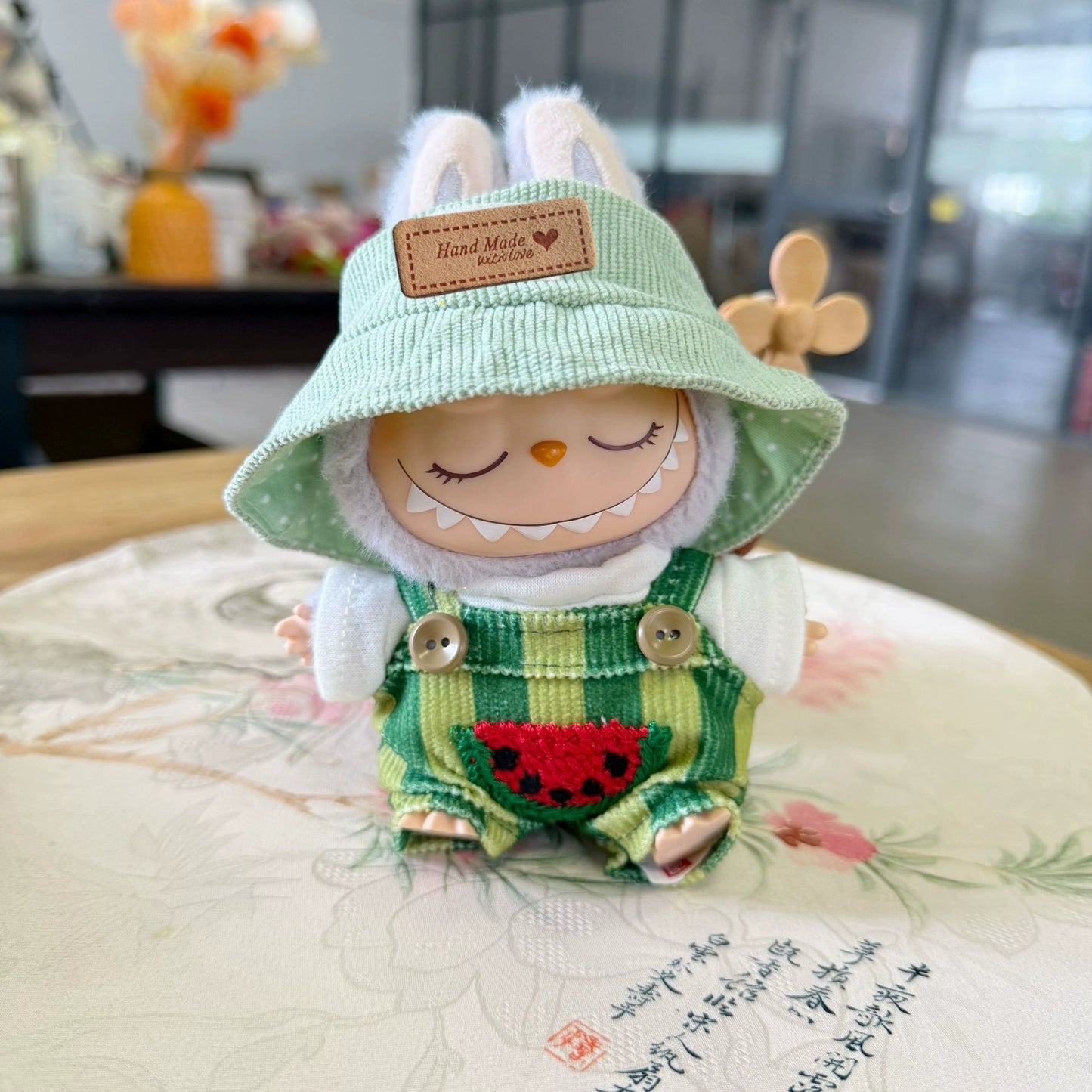 17cm Labubu Outfit Set - Clothes for Series 1/2 Plush Keychain Vinyl Doll Fashion