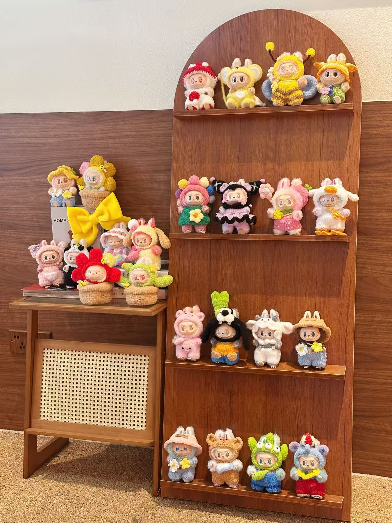 17cm Labubu Knit Doll Clothes | Handmade Crocheted Outfit Set | Fits 1st-3rd Gen Keychain/Plush Figures
