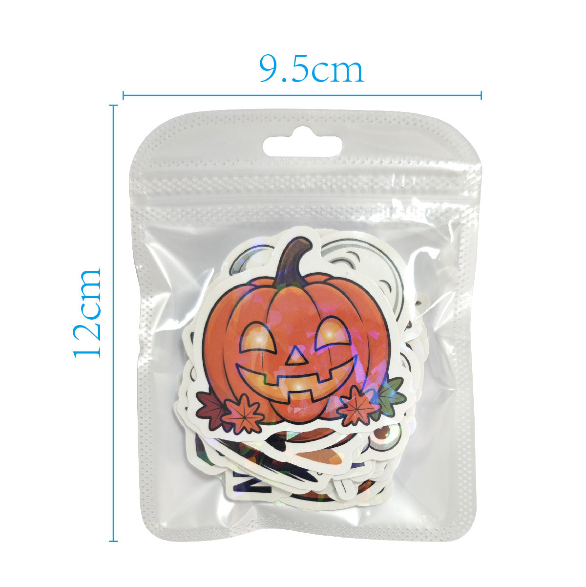 2025 Halloween Stickers - Holographic Waterproof Decals for Cups, Party Gifts, Decor