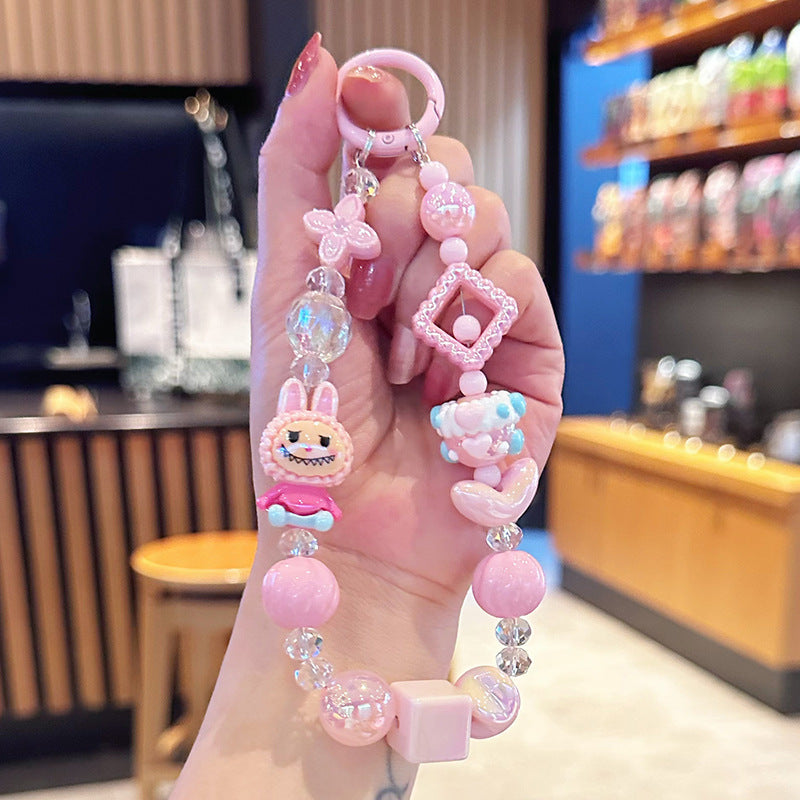 LABUBU Phone Strap - Creative Beaded Design for Fashion Accessories