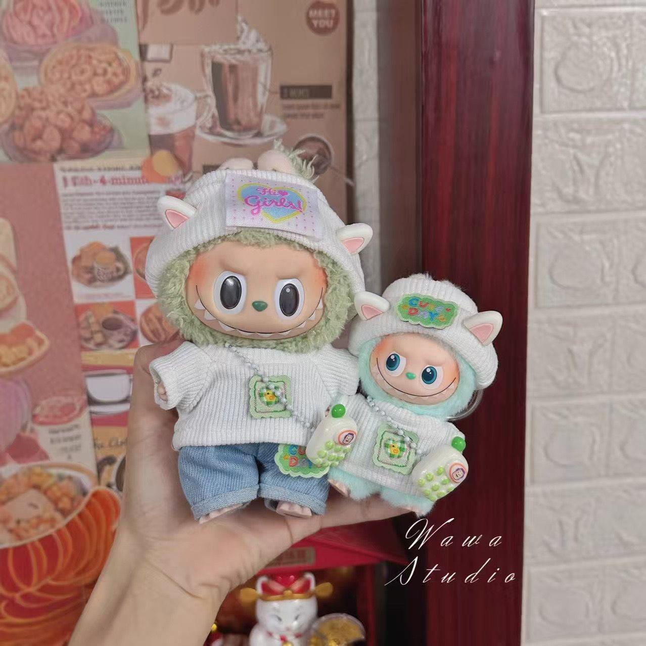 Labubu Series 4.0 Mini Outfit - 10cm Cute Change Clothes for Vinyl Doll Replacement