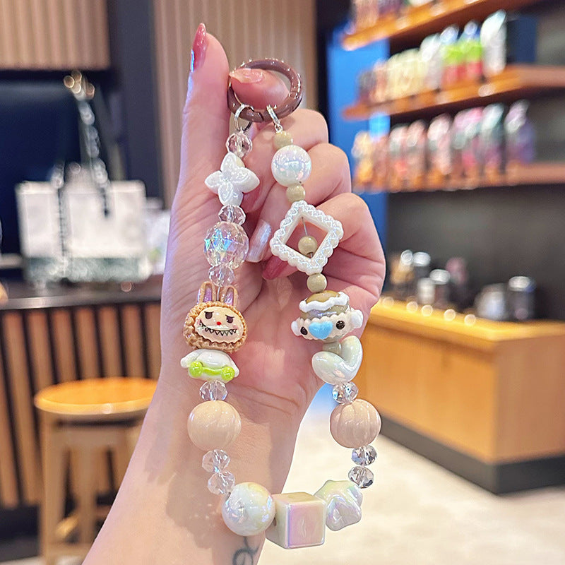 LABUBU Phone Strap - Creative Beaded Design for Fashion Accessories