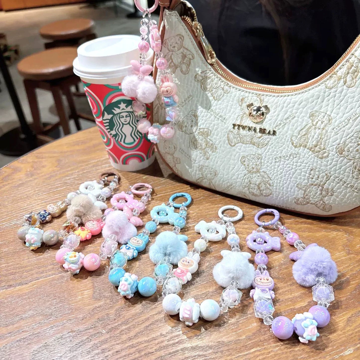 LABUBU Handmade Beaded Lanyard - Trendy Gift for Collectors