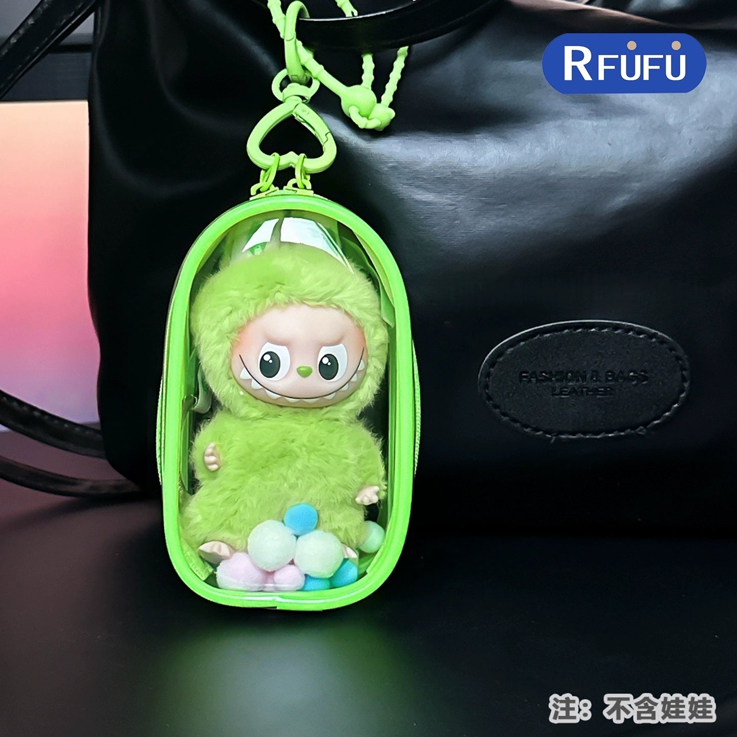 POP MART Labubu 4.0 Pin For Love Crystal-Clear Protective Display Case
