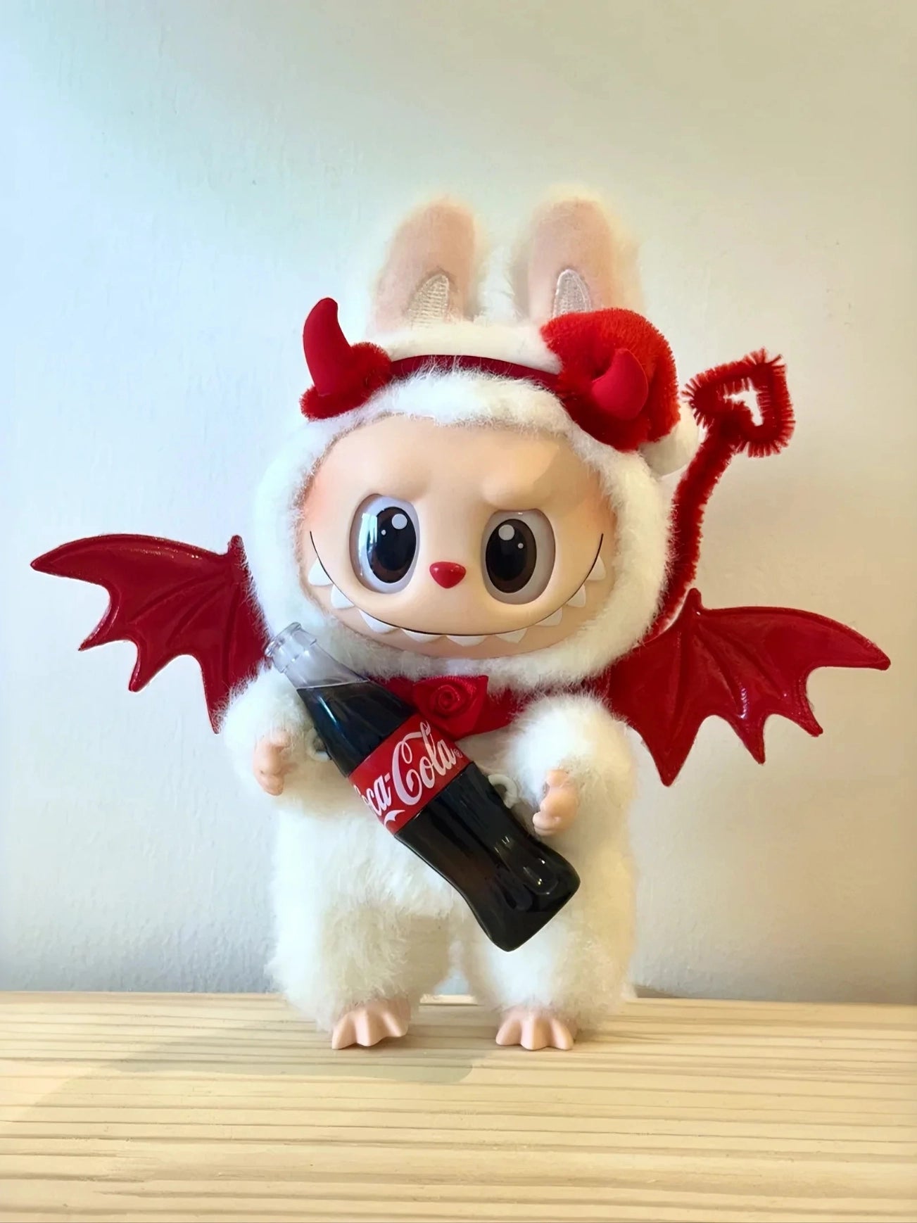 Labubu Macaron Devil Outfit - High Energy Costume for Series 1/2/3 Sitting Vinyl Doll