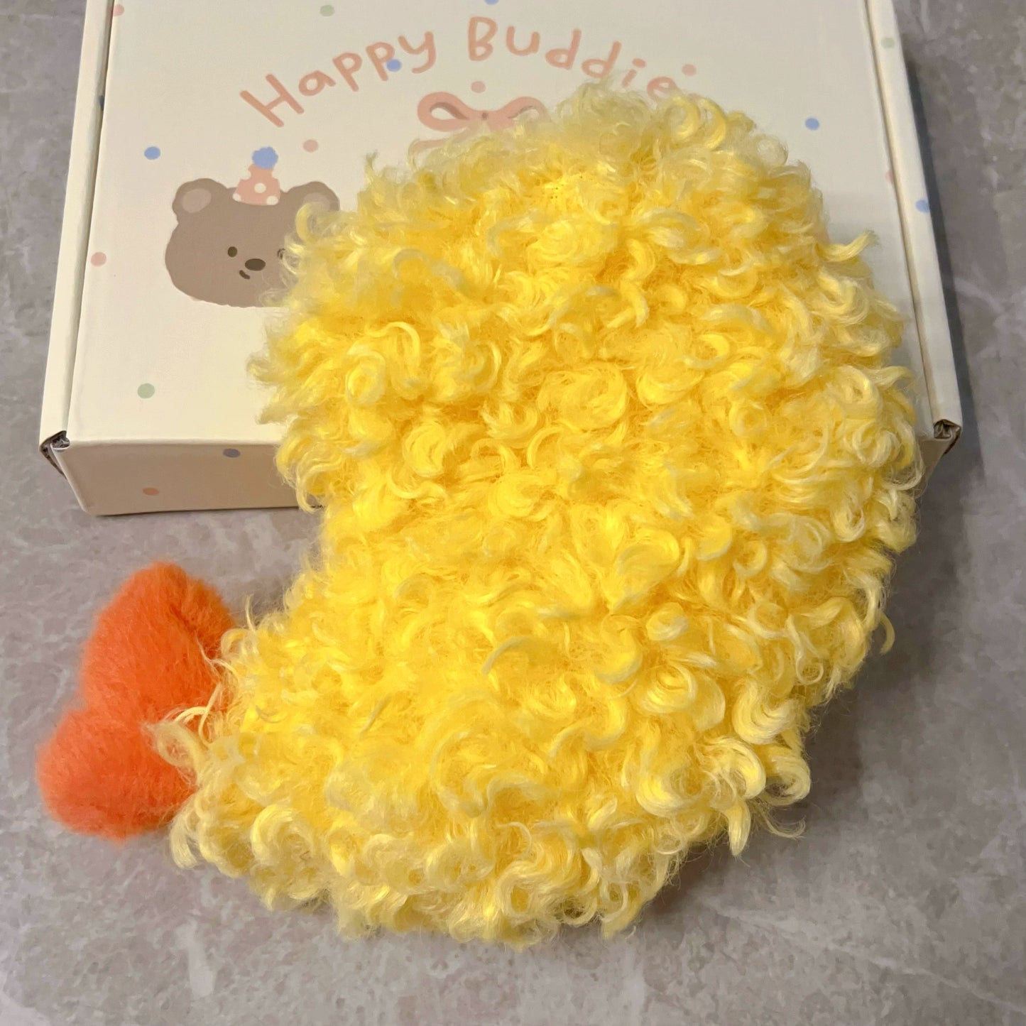 Handmade LABUBU 'Tempura Shrimp' Pullover Outfit - Complete Crochet Costume for 1st/2nd/3rd Gen Vinyl Keychain Figures, Cute Food-Themed Doll Clothing