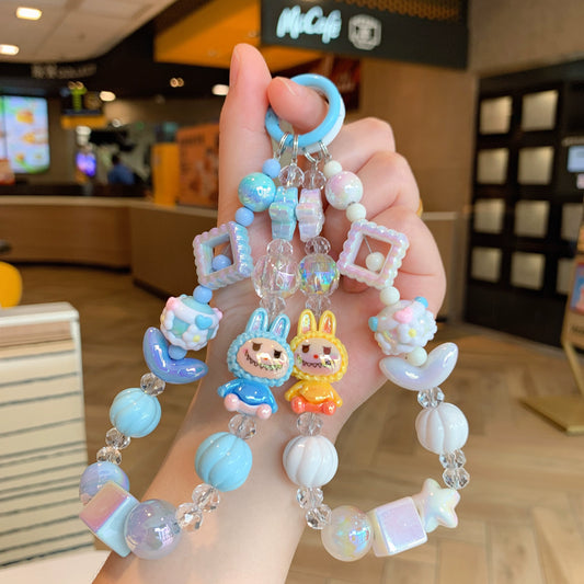 LABUBU Handmade Beaded Lanyard - Trendy Gift for Collectors