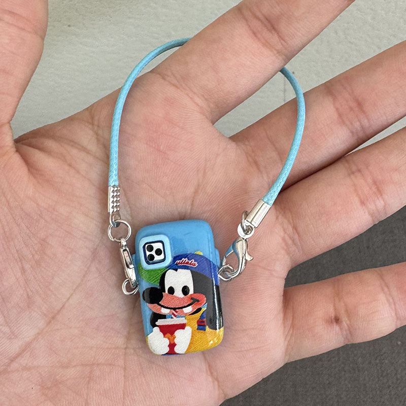 Mini LABUBU Phone Strap - Kawaii LABUBU Pendant for Keychains & Bags - Perfect for POP MART Blind Box Fans & Collectors