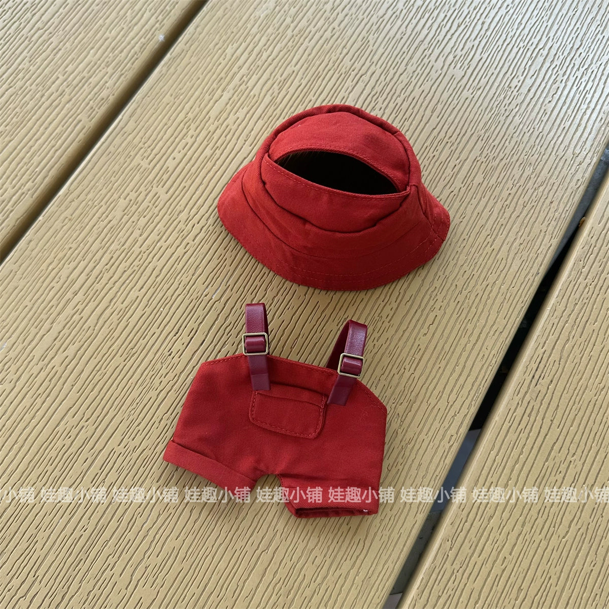 15-17cm Labubu Overalls Outfit - Series 1/2/3 Blind Box Keychain Change Clothes