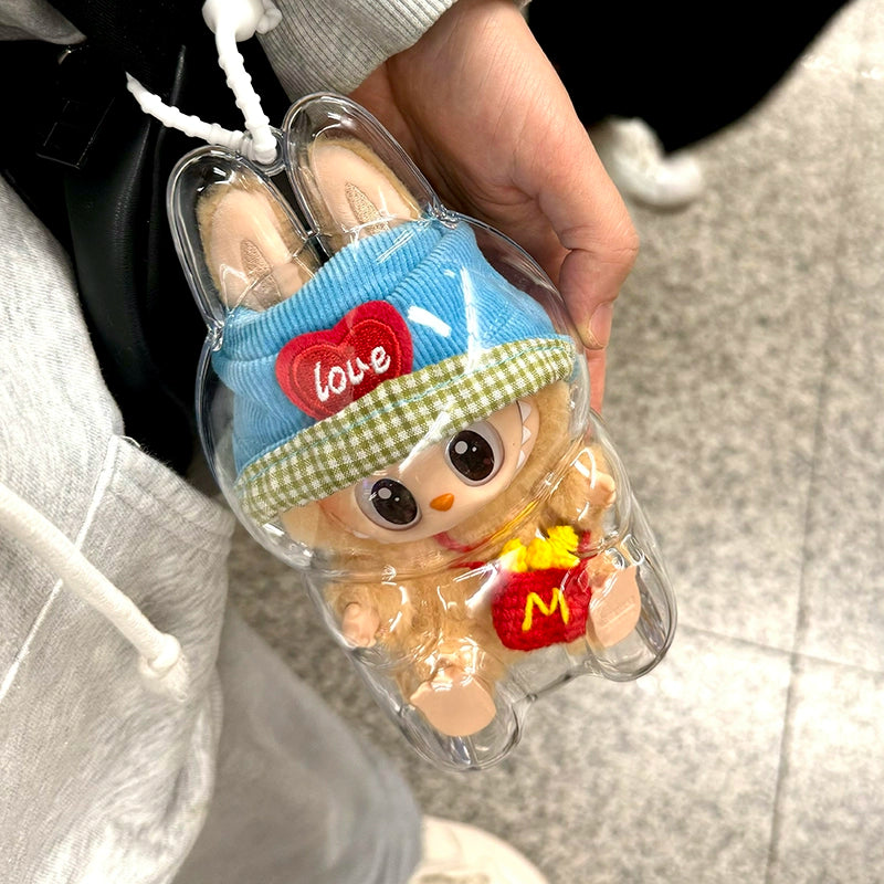 POP MART Labubu Car Air Vent Clip - Secure Holder for 17cm Vinyl Figures | Dashboard/Seat Decoration (Not a Safety Seat)