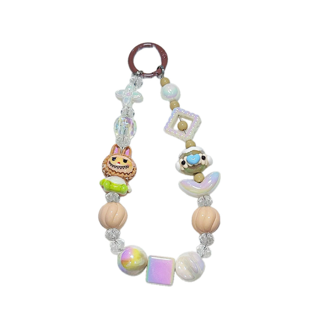 LABUBU Phone Strap - Creative Beaded Design for Fashion Accessories