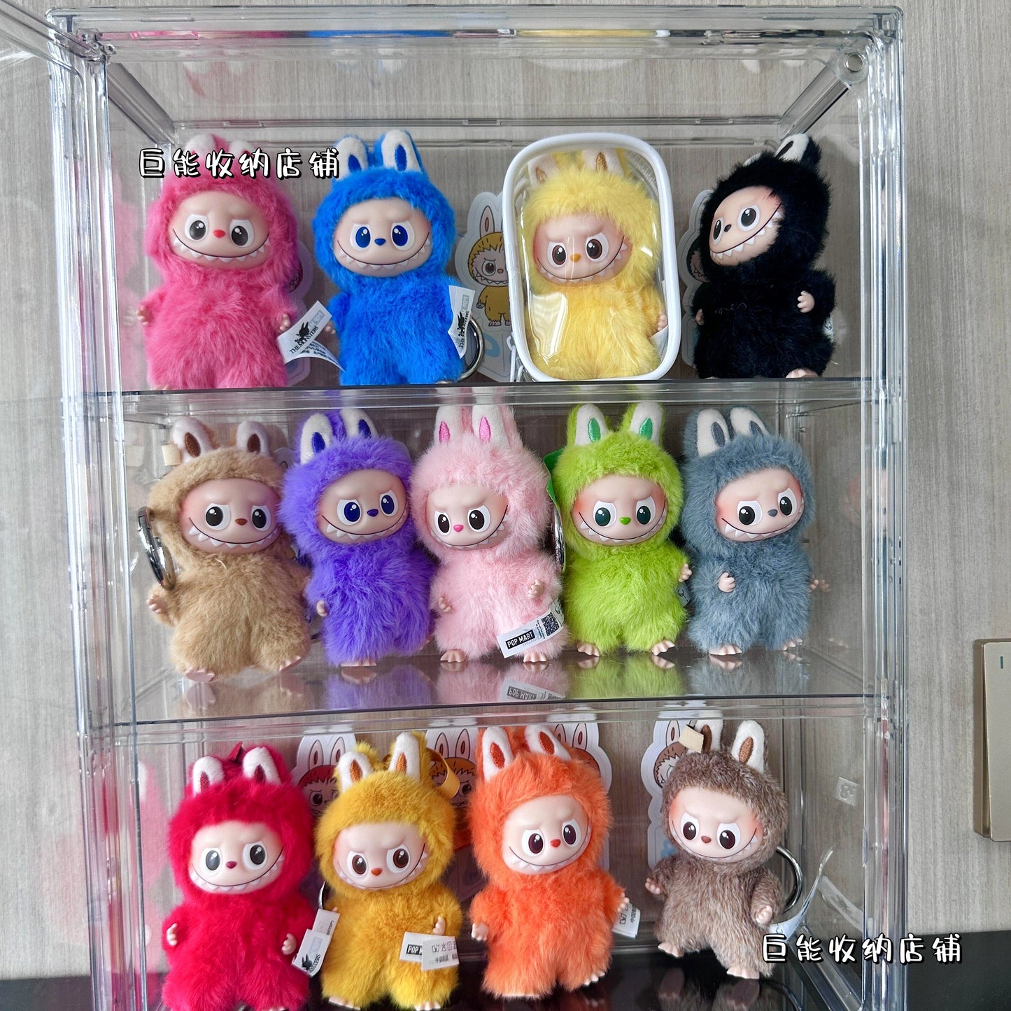 New Labubu 4.0 Heart Code Case - Hard Shell Carrier for Mini Plush & Vinyl Figure