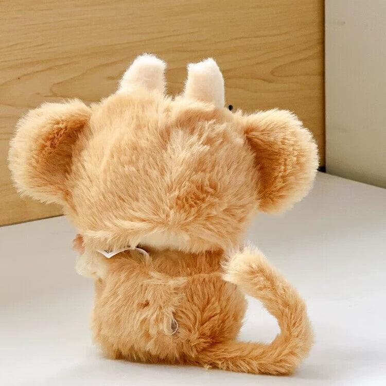 New Labubu Series 1/2 Monkey Outfit - Cute Onesie with Big Ears Hat for Vinyl Doll