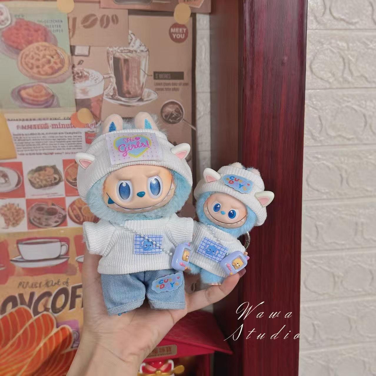 Labubu Series 4.0 Mini Outfit - 10cm Cute Change Clothes for Vinyl Doll Replacement