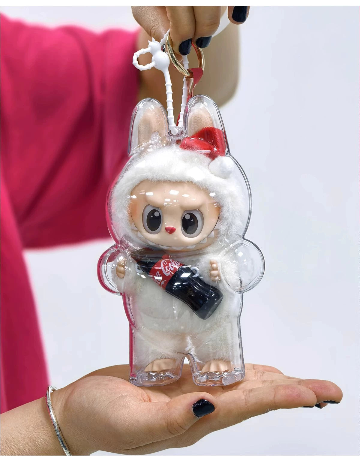 High Clarity Labubu Display Case - Coca Series Dust Cover Fits All Generation Dolls