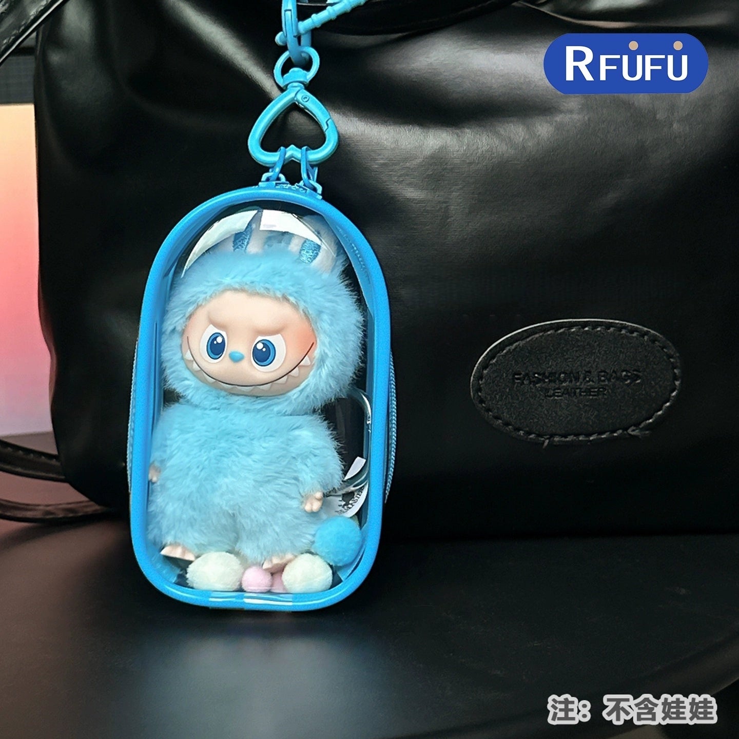 POP MART Labubu 4.0 Pin For Love Crystal-Clear Protective Display Case
