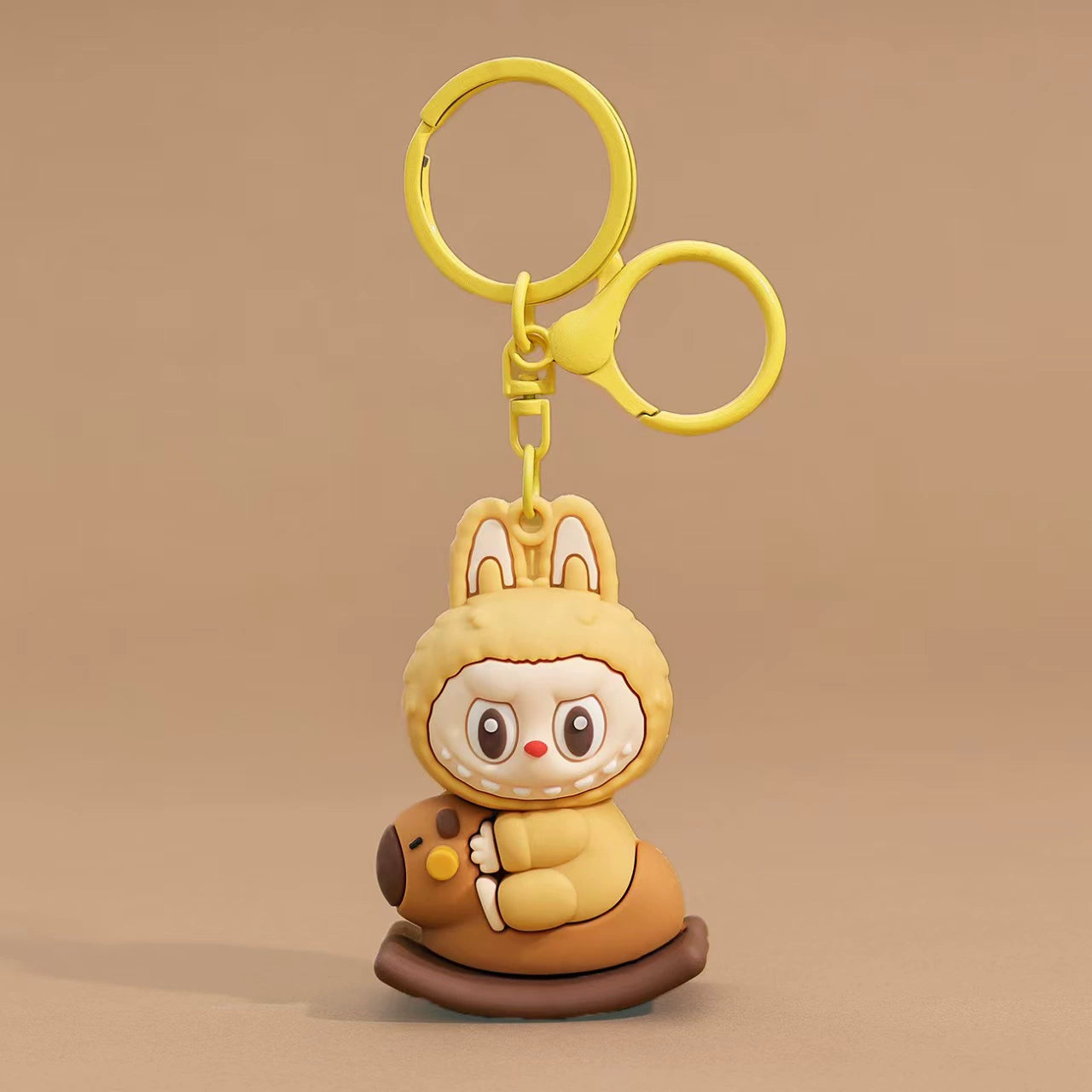 LABUBU Keychain, Mini 3D Bag Keychain - Cute Rocking Horse Charm Ornaments