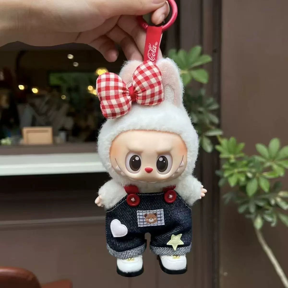 17cm Labubu Outfit Set - Clothes for Series 1/2 Plush Keychain Vinyl Doll Fashion